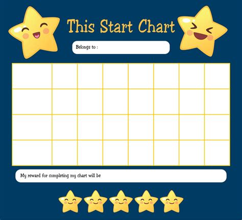 Printable Reward Chart Template