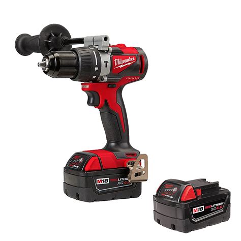 Milwaukee Tool M18 18V Lithium-Ion Brushless Cordless 1/2-inch Compact Hammer Drill/Driver ...