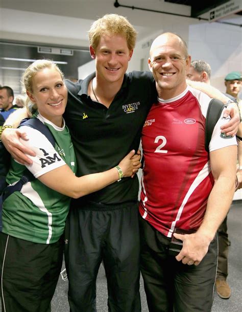 Zara Tindall, Prince Harry, and Mike Tindall | Zara Tindall With the ...