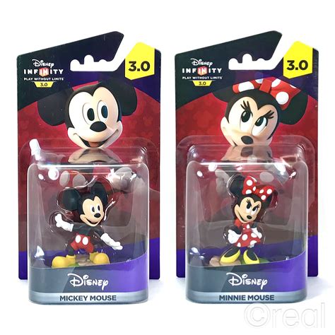 New Disney Infinity 3.0 Mickey Or Minnie Mouse Character Figures ...