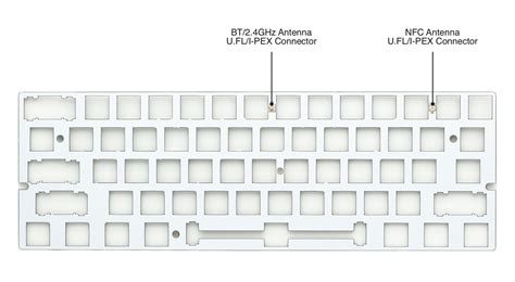 M60 Mechanical Keyboard Plate – makerdiary