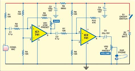 Low Cost Hearing Aid | Detailed Circuit Diagram Available