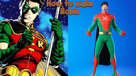 " How To make Robin " ( Green suit ) | Fortnite - YouTube