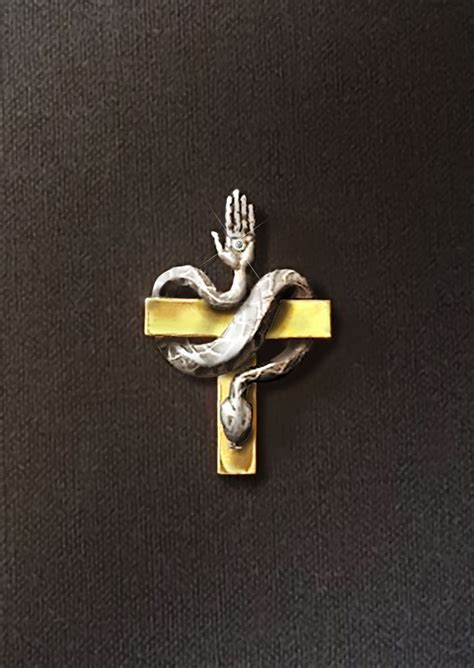 Gnostic Cross /Silver & Brass or Gold — ︎BOLESKINE WORKS ︎