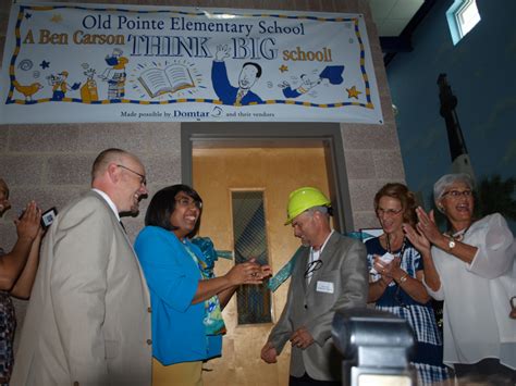 Old Pointe Elementary School Reading Room Opening - Carson Scholars Fund