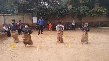 Sack Race Activity Performed By Grade-II - Maxfort School Rohini