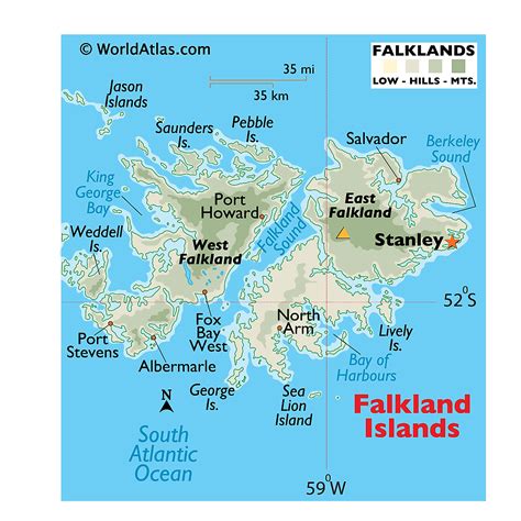 Falkland Islands Maps & Facts - World Atlas