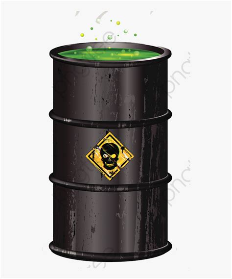 Transparent Toxic Clipart - Toxic Waste Barrel Png, Png Download - kindpng