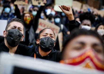 Protesters Wear Face Masks They Take Editorial Stock Photo - Stock Image | Shutterstock