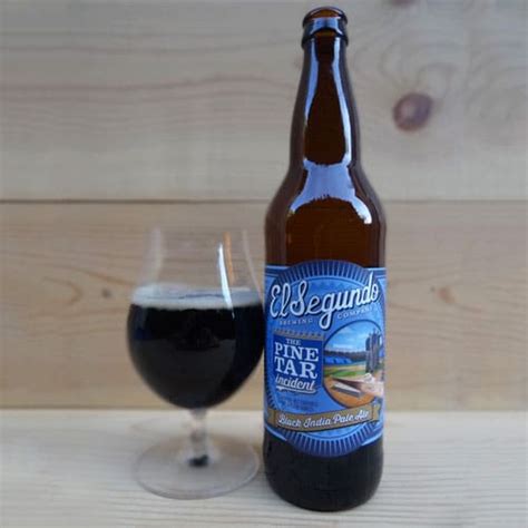 Pine Tar Incident Black IPA - El Segundo Brewing Company - Baseball Life