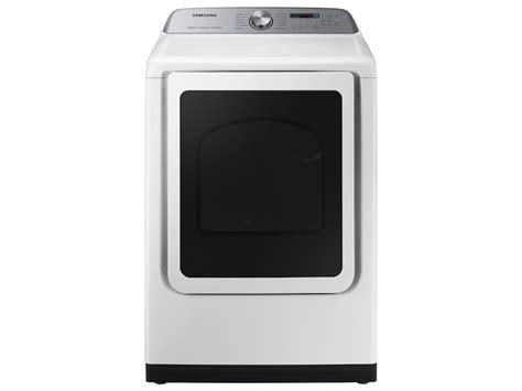 7.4 cu. ft. Smart Electric Dryer with Steam Sanitize+ in White Dryers - DVE52A5500W/A3 | Samsung US