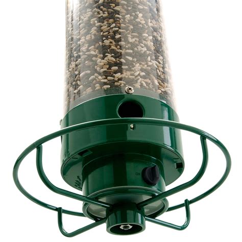 Amazon.com : Droll Yankees Squirrel Proof Bird Feeder Spinner, Yankee Flipper Motorized Hanging ...