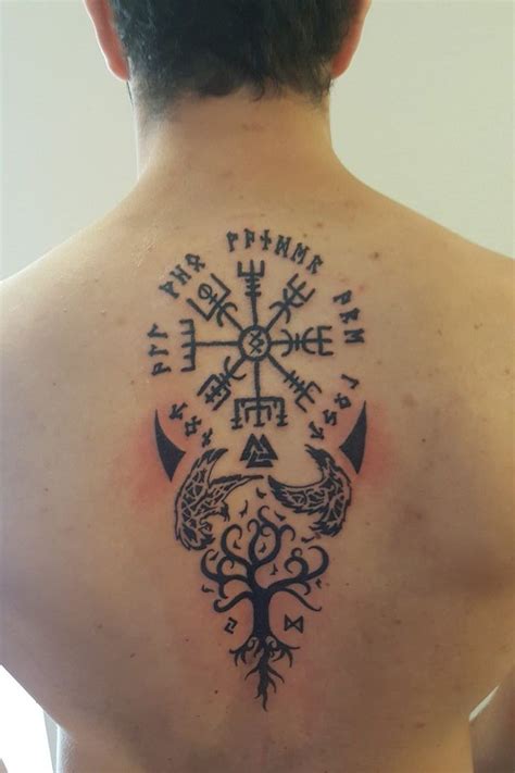 Tattoo uploaded by jimi viviani | #vegvisir #valhalla #huginmunin #yggdrasil #viking #vikingta ...