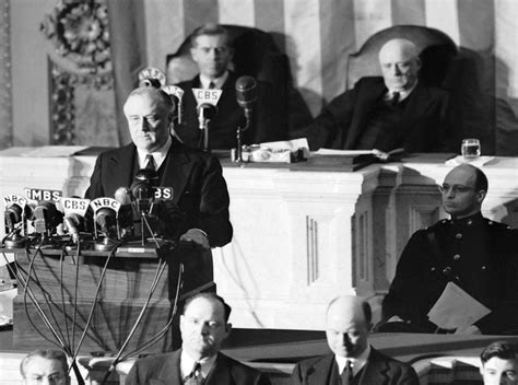 'Day of Infamy' Speech Given by FDR After Pearl Harbor