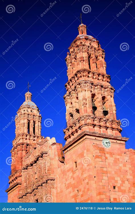 Zacatecas cathedral stock photo. Image of mexico, outdoors - 2476118