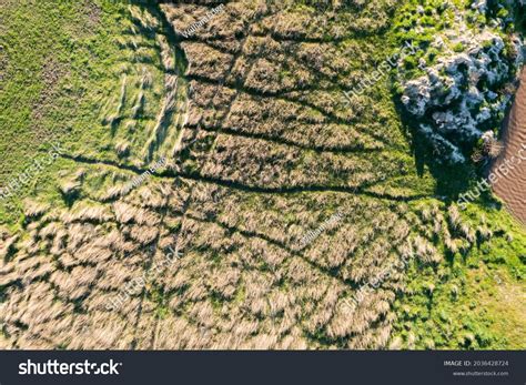 Australian Farming Landscape Photographed Above Stock Photo 2036428724 | Shutterstock