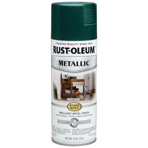 Rust-Oleum 7252830 Stops Rust Metallic Spray Paint, Racing Green, 11 O – toolboxsupply.com