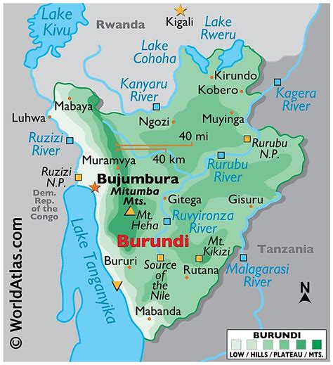 Lake Tanganyika On Africa Map - Map of the catchment of Lake Tanganyika, with the catchments of ...