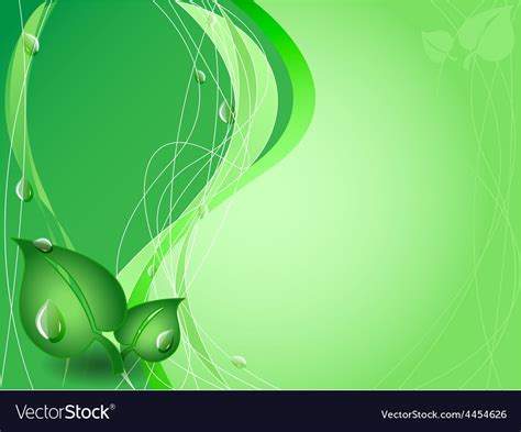 Green environment background Royalty Free Vector Image