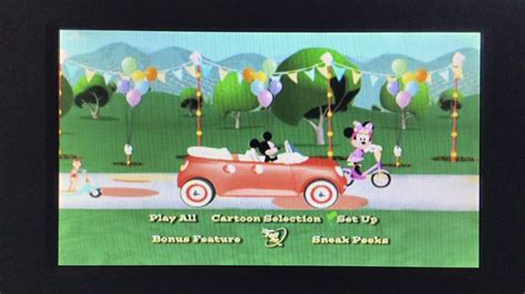 Mickey Mouse Clubhouse Road Rally DVD Menu Walkthrough - YouTube