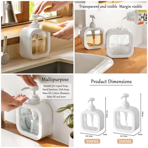 Refillable Liquid Hand Soap Dispenser 500ML - BHMart