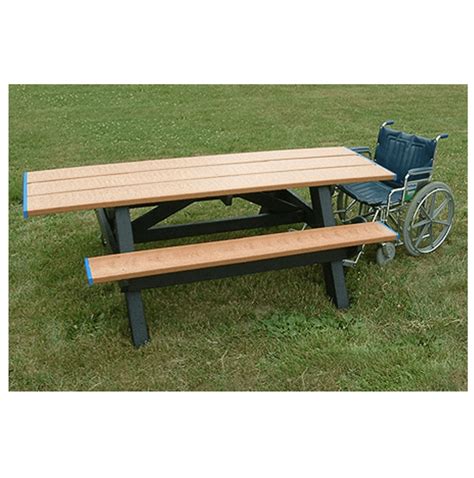 8' Double Wheelchair Accessible Picnic Table - TerraCast ...