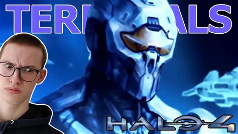 REACTING TO THE HALO 4 TERMINALS + LEGENDARY ENDING - YouTube