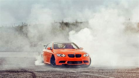 BMW M3 GTS Car Drift HD Wallpaper Colorful Drawings, Bmw E36, Drifting ...