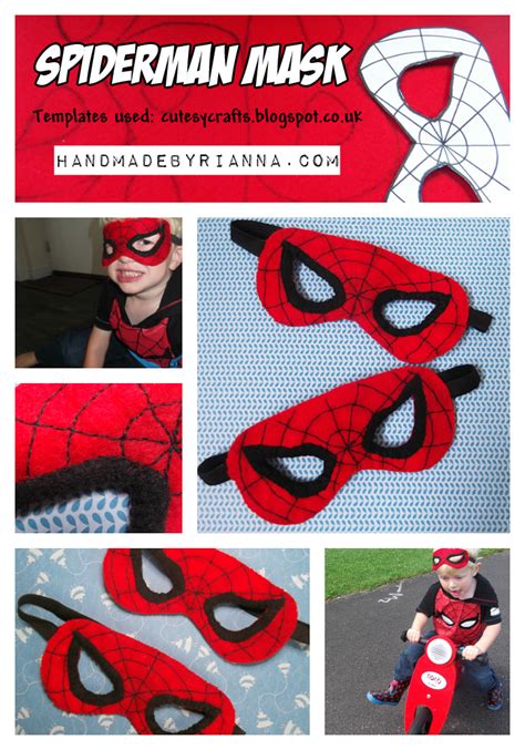 Hand Made By Rianna: Spiderman Spiderman, wears a mask and ... jumps off my furniture