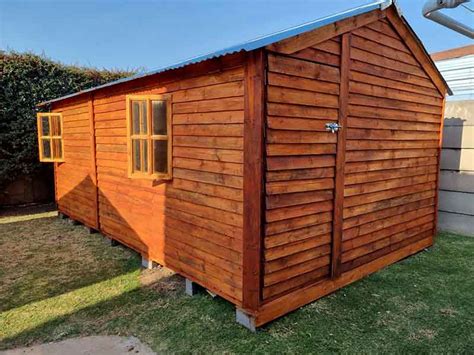 Wendy House 3m x 6m (18m2) Wet off Saw Wood - Gauteng Wendy Houses