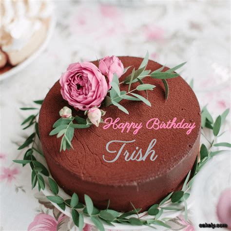 🎂 Happy Birthday Trish Cakes 🍰 Instant Free Download