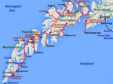 Lofoten Islands of Vestvågøya, Flakstadøya and Moskenesøya