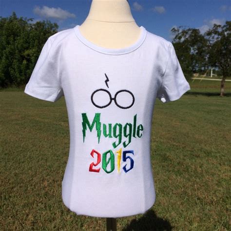 HARRY POTTER MUGGLE-Personalized Embroidered Bodysuit or