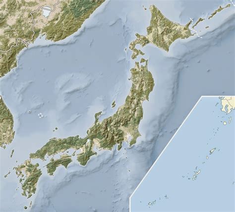 Physical Features Map Of Japan - Free Printable Maps