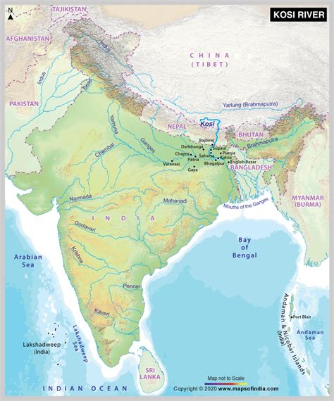 Koshi River Map