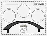 Three Billy Goats Gruff Bridge Pages Coloring sketch template
