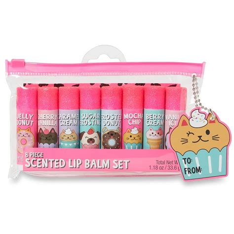 Girls 8-Piece Scented Lip Balm Set | Kohls Scented Lip Balm, Lip Balm Set, Lip Balm Gloss ...