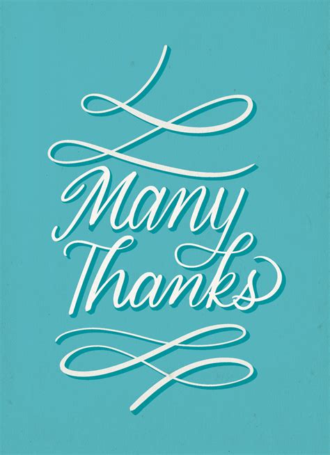 Many Thanks - Inspiration Nation - Digital Cards