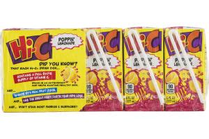 Hi-C Poppin' Lemonade Fruit Juice Boxes - 10 CT Hi-C(25000013157 ...