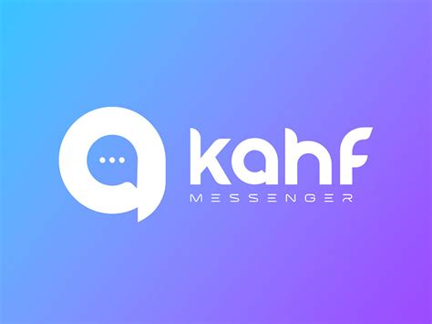 Kahf Messenger Logo by Dulal Khan on Dribbble