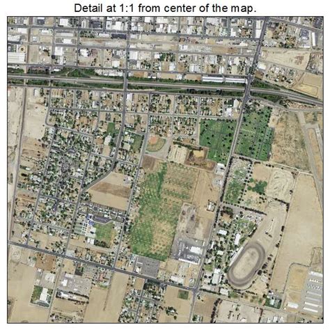 Aerial Photography Map of Hanford, CA California