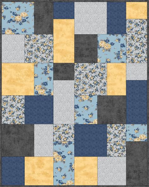 Pre Cut Quilt Kits Beginners Quilt Easy Squares Block Quilt - Etsy