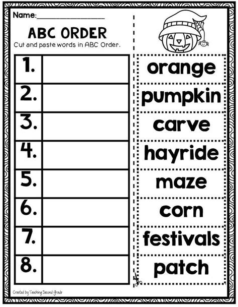 22 best ABC Order images on Pinterest | Free worksheets, School and Alphabetical order