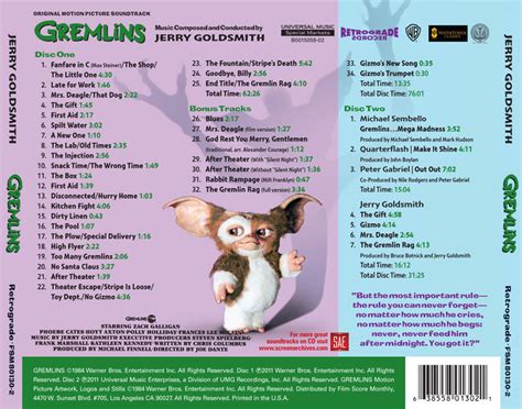 Movie Soundtube: Gremlins Soundtrack [2011]