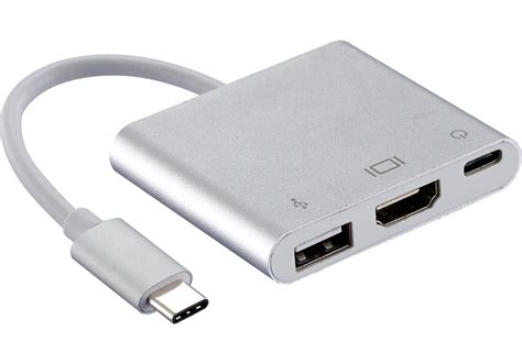 USB Type-C Male to HDMI/USB 2.0/USB-C Digital Adapter