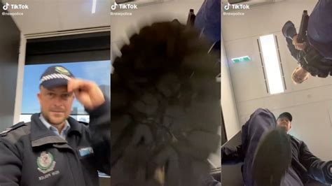 NSW Police Actually Used A Stomp POV As A TikTok Transition