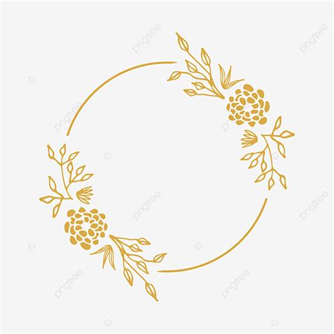 Round Floral Design Vector PNG Images, Fancy Round Floral Clip Art Design, Elements, Invitation ...