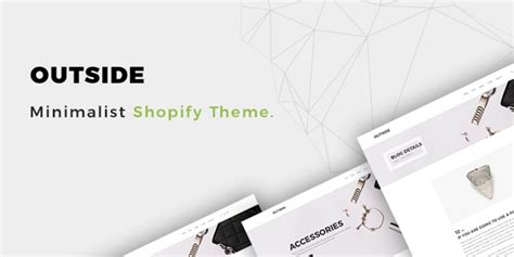 Outside - Minimalist eCommerce Shopify Theme by DevItems | Codester