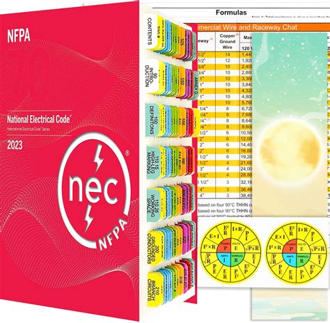 Amazon.com : National Electrical Code 2023 NEC Code Book Tabs, 120 PCS Color-Coded Laminated ...