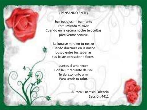 Poesia pensando en ti